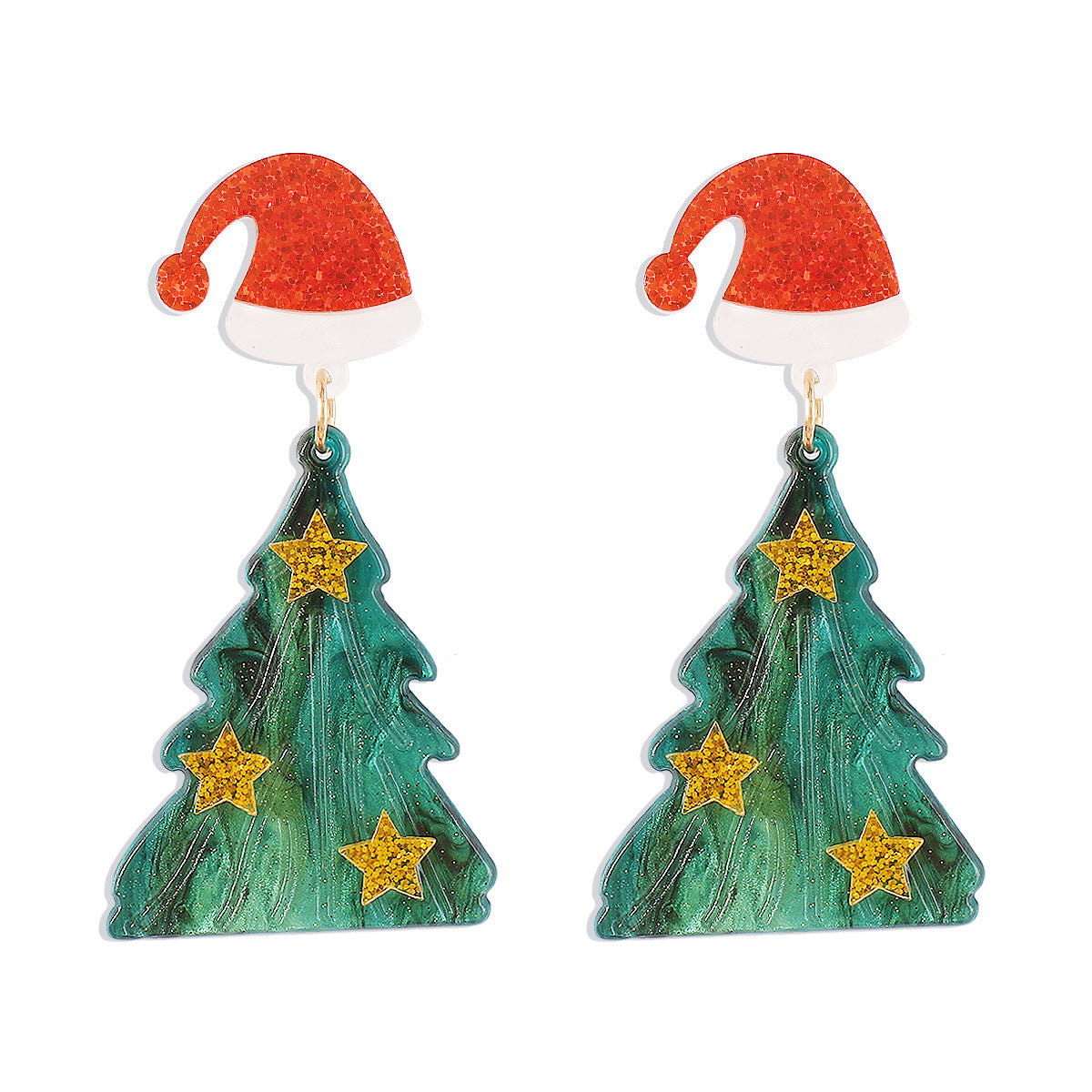 Wholesale Christmas Fashion Creative Beaded Earrings